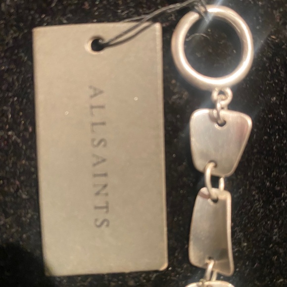 ALL SAINTS silver metal bracelet. - Picture 4 of 4